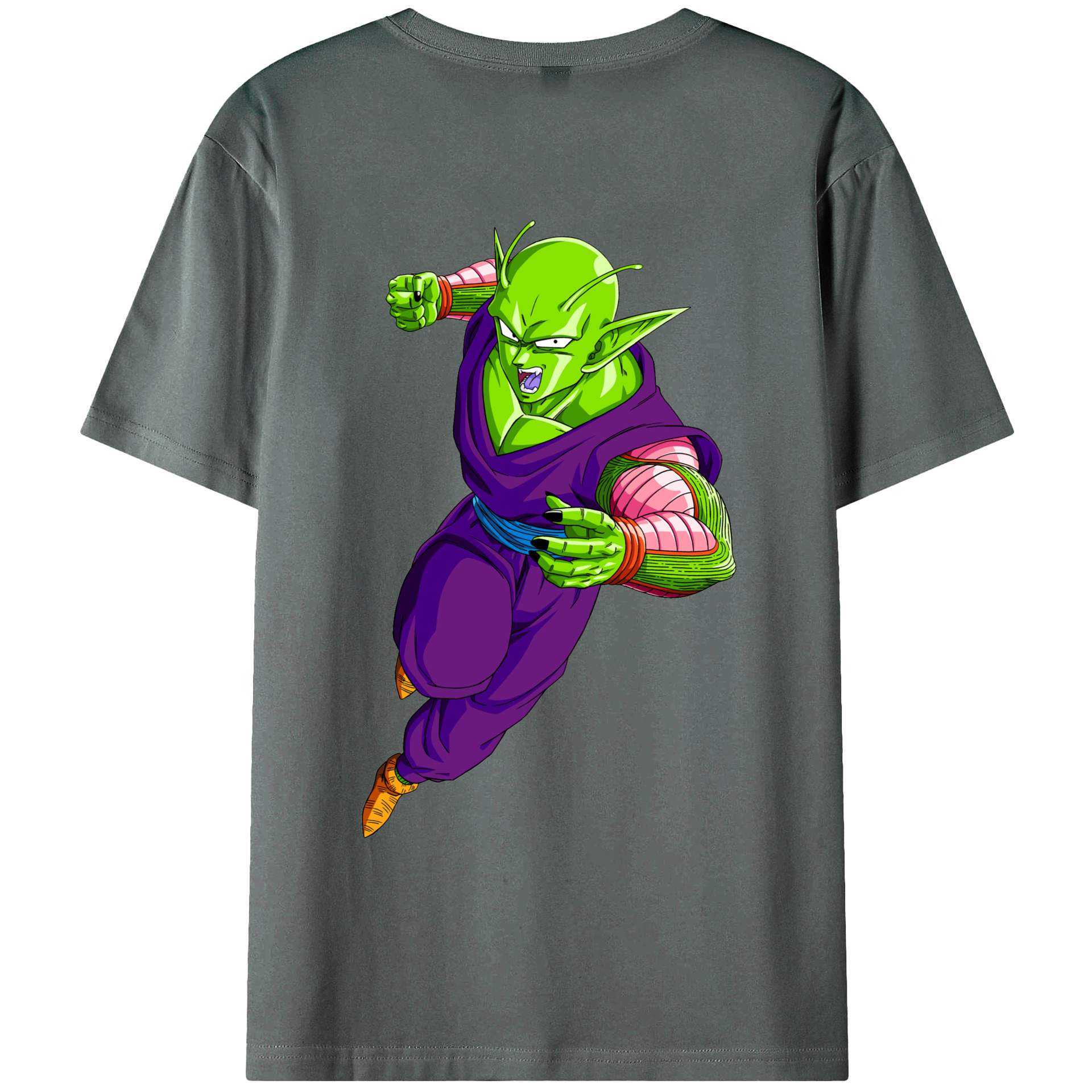 （画像用） ドラゴンボール ピッコロ DRAGON BALL Piccolo 綿100％ メンズ半袖Tシャツ（バックプリント） 通気性